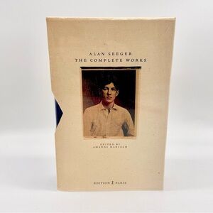 NEW RARE ALAN SEEGER: The Complete Works Book SEALED